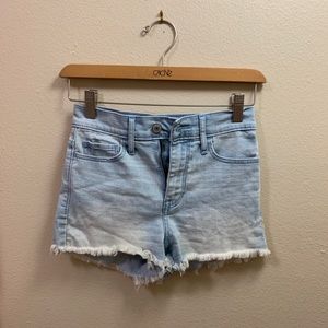 A&F high waisted denim shorts